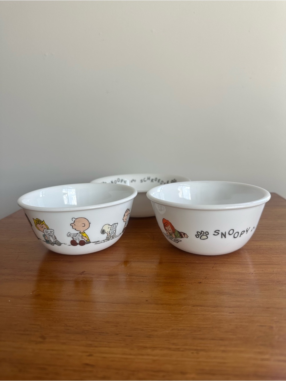 CORELLE x SNOOPY & FRIENDS | RARE VINTAGE USA MADE PEANUTS UNITED SYNDICATE